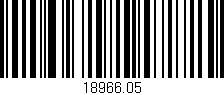 Código de barras (EAN, GTIN, SKU, ISBN): '18966.05'