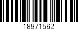 Código de barras (EAN, GTIN, SKU, ISBN): '18971562'
