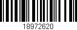 Código de barras (EAN, GTIN, SKU, ISBN): '18972620'