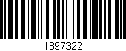 Código de barras (EAN, GTIN, SKU, ISBN): '1897322'