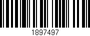 Código de barras (EAN, GTIN, SKU, ISBN): '1897497'
