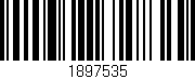 Código de barras (EAN, GTIN, SKU, ISBN): '1897535'