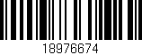 Código de barras (EAN, GTIN, SKU, ISBN): '18976674'