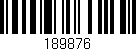 Código de barras (EAN, GTIN, SKU, ISBN): '189876'