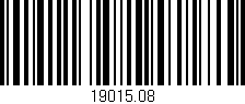 Código de barras (EAN, GTIN, SKU, ISBN): '19015.08'