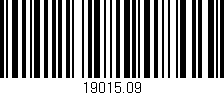 Código de barras (EAN, GTIN, SKU, ISBN): '19015.09'