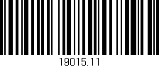 Código de barras (EAN, GTIN, SKU, ISBN): '19015.11'