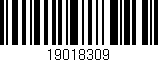 Código de barras (EAN, GTIN, SKU, ISBN): '19018309'