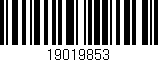 Código de barras (EAN, GTIN, SKU, ISBN): '19019853'