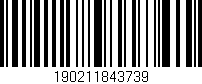 Código de barras (EAN, GTIN, SKU, ISBN): '190211843739'