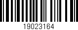 Código de barras (EAN, GTIN, SKU, ISBN): '19023164'