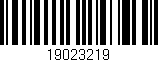 Código de barras (EAN, GTIN, SKU, ISBN): '19023219'