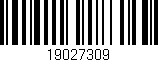 Código de barras (EAN, GTIN, SKU, ISBN): '19027309'