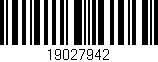 Código de barras (EAN, GTIN, SKU, ISBN): '19027942'