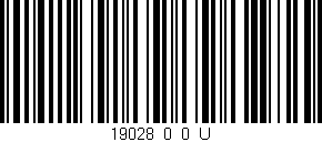 Código de barras (EAN, GTIN, SKU, ISBN): '19028_0_0_U'