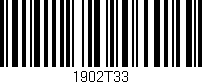 Código de barras (EAN, GTIN, SKU, ISBN): '1902T33'