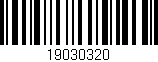 Código de barras (EAN, GTIN, SKU, ISBN): '19030320'