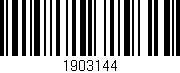 Código de barras (EAN, GTIN, SKU, ISBN): '1903144'