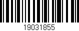 Código de barras (EAN, GTIN, SKU, ISBN): '19031855'