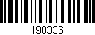 Código de barras (EAN, GTIN, SKU, ISBN): '190336'