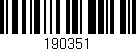 Código de barras (EAN, GTIN, SKU, ISBN): '190351'