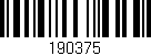 Código de barras (EAN, GTIN, SKU, ISBN): '190375'