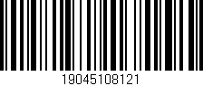 Código de barras (EAN, GTIN, SKU, ISBN): '19045108121'
