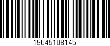 Código de barras (EAN, GTIN, SKU, ISBN): '19045108145'