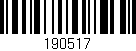 Código de barras (EAN, GTIN, SKU, ISBN): '190517'