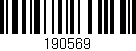 Código de barras (EAN, GTIN, SKU, ISBN): '190569'