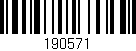Código de barras (EAN, GTIN, SKU, ISBN): '190571'