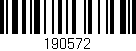 Código de barras (EAN, GTIN, SKU, ISBN): '190572'