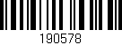 Código de barras (EAN, GTIN, SKU, ISBN): '190578'