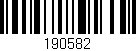 Código de barras (EAN, GTIN, SKU, ISBN): '190582'