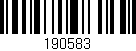 Código de barras (EAN, GTIN, SKU, ISBN): '190583'