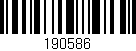Código de barras (EAN, GTIN, SKU, ISBN): '190586'