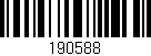 Código de barras (EAN, GTIN, SKU, ISBN): '190588'