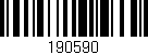 Código de barras (EAN, GTIN, SKU, ISBN): '190590'