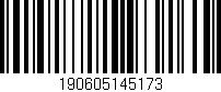 Código de barras (EAN, GTIN, SKU, ISBN): '190605145173'