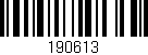 Código de barras (EAN, GTIN, SKU, ISBN): '190613'