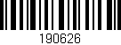 Código de barras (EAN, GTIN, SKU, ISBN): '190626'