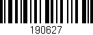 Código de barras (EAN, GTIN, SKU, ISBN): '190627'