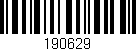 Código de barras (EAN, GTIN, SKU, ISBN): '190629'