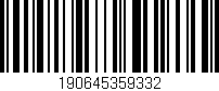 Código de barras (EAN, GTIN, SKU, ISBN): '190645359332'