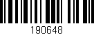 Código de barras (EAN, GTIN, SKU, ISBN): '190648'