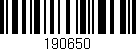 Código de barras (EAN, GTIN, SKU, ISBN): '190650'