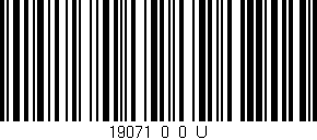 Código de barras (EAN, GTIN, SKU, ISBN): '19071_0_0_U'