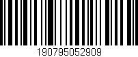 Código de barras (EAN, GTIN, SKU, ISBN): '190795052909'