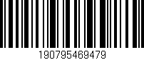 Código de barras (EAN, GTIN, SKU, ISBN): '190795469479'