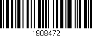 Código de barras (EAN, GTIN, SKU, ISBN): '1908472'